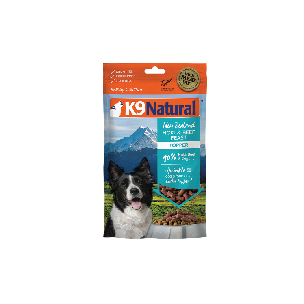 ペットの種類犬K9Natural HOKI\u0026BEEF FEAST 1.8kg(7.2kg分