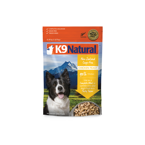 Natural chicken hot sale dog food