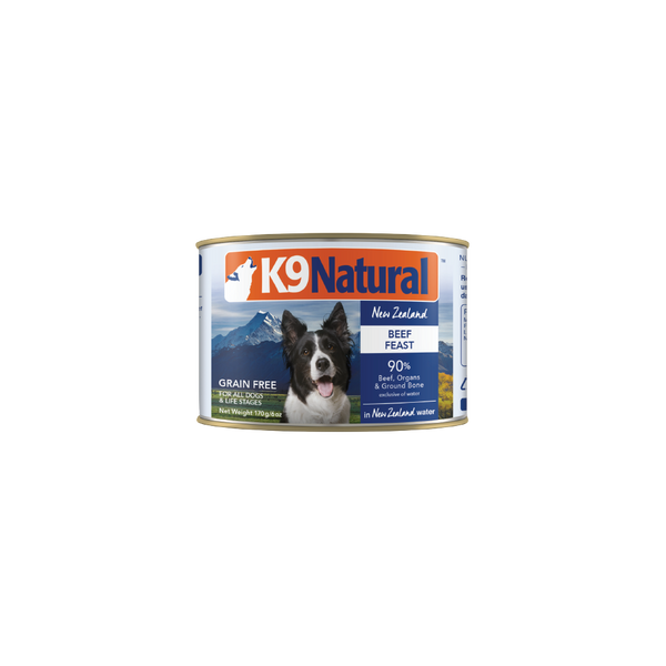 Beef Feast Canned Dog Food – K9 Natural